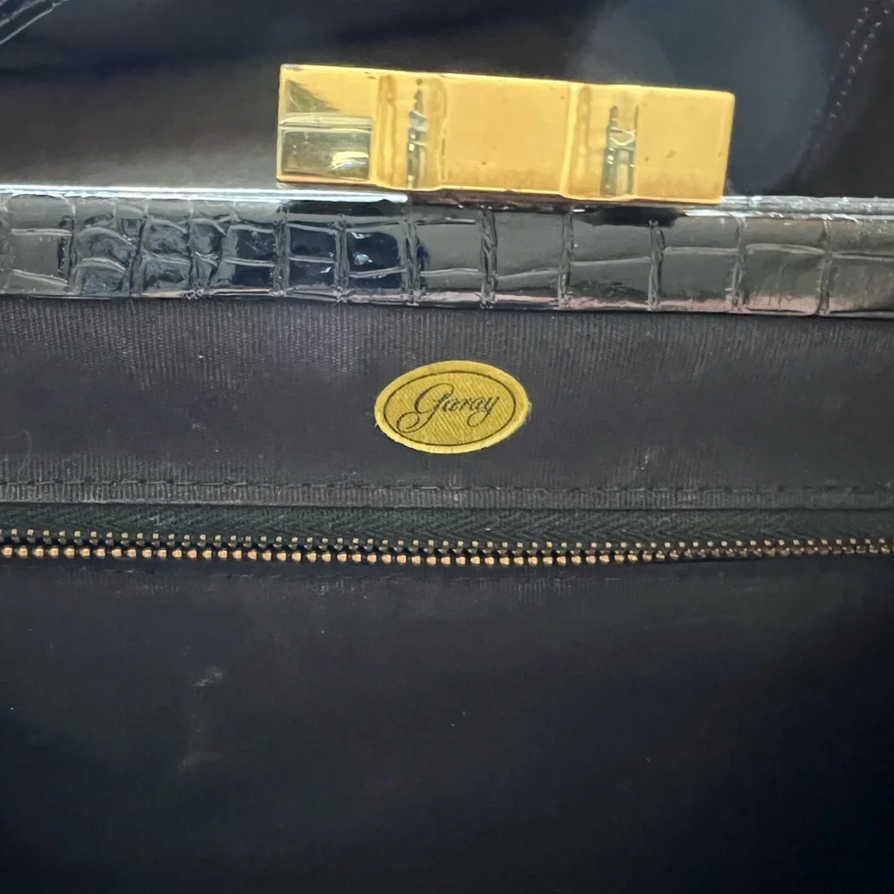GARAY Black Leather Handbag - Picture 3 of 10